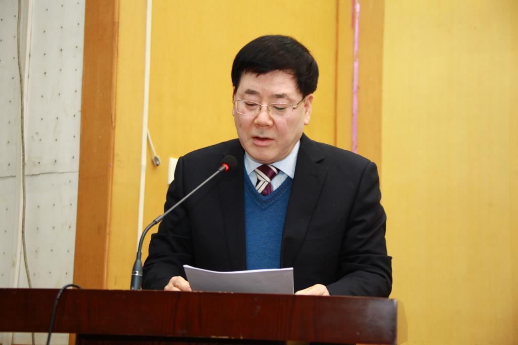徐永刚副院长汇报我院2015年度目标任务完成情况戴文学督察专员宣读
